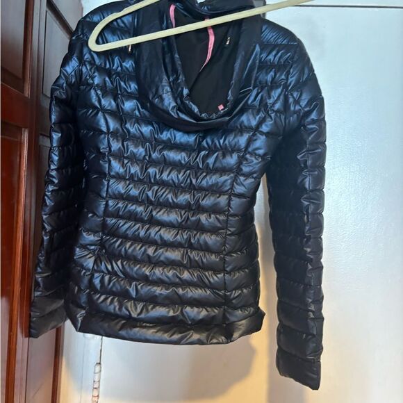 Kate spade puffer down Jacket Quilted coat logo hoodie active soft down parka - Picture 6 of 10